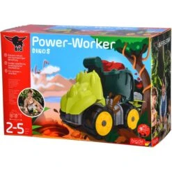 BIG Power-Worker Mini Dino Triceratops, Spielfahrzeug -Trendiger Spielzeugladen BIG Power Worker Mini Dino Triceratops Spielfahrzeug@@1788624 3