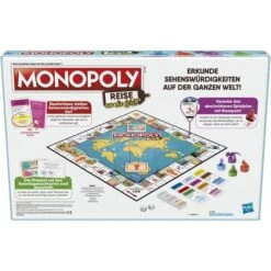 Hasbro Monopoly Reise Um Die Welt, Brettspiel -Trendiger Spielzeugladen Hasbro Monopoly Reise um die Welt Brettspiel@@1858540 3