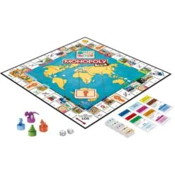 Hasbro Monopoly Reise Um Die Welt, Brettspiel -Trendiger Spielzeugladen Hasbro Monopoly Reise um die Welt Brettspiel@@1858540 4