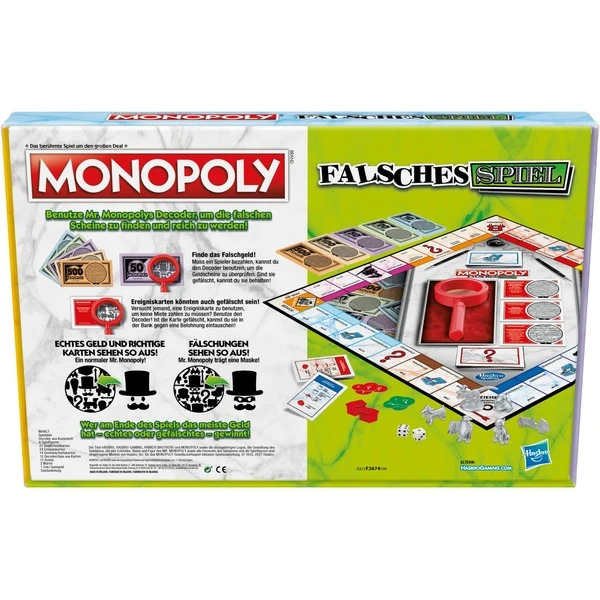 Hasbro Monopoly Falsches Spiel, Brettspiel 6 Hasbro Monopoly Falsches Spiel, Brettspiel – Bild 6