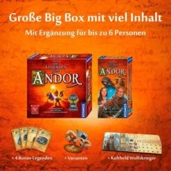 KOSMOS Die Legenden Von Andor - Big Box, Brettspiel -Trendiger Spielzeugladen KOSMOS Die Legenden von Andor Big Box Brettspiel@@1848355 2