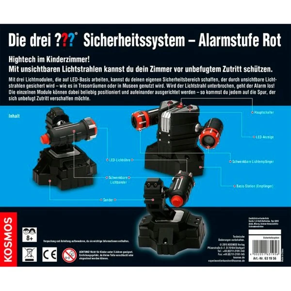 KOSMOS Die Drei ??? Sicherheitssystem , Detektiv-Sets 2 KOSMOS Die Drei ??? Sicherheitssystem , Detektiv-Sets – Bild 2