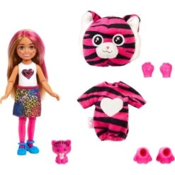 Mattel Barbie Cutie Reveal Chelsea Jungle Series - Tiger, Puppe 13 Mattel Barbie Cutie Reveal Chelsea Jungle Series - Tiger, Puppe -Trendiger Spielzeugladen Mattel Barbie Cutie Reveal Chelsea Jungle Series Tiger Puppe@@1888845 2