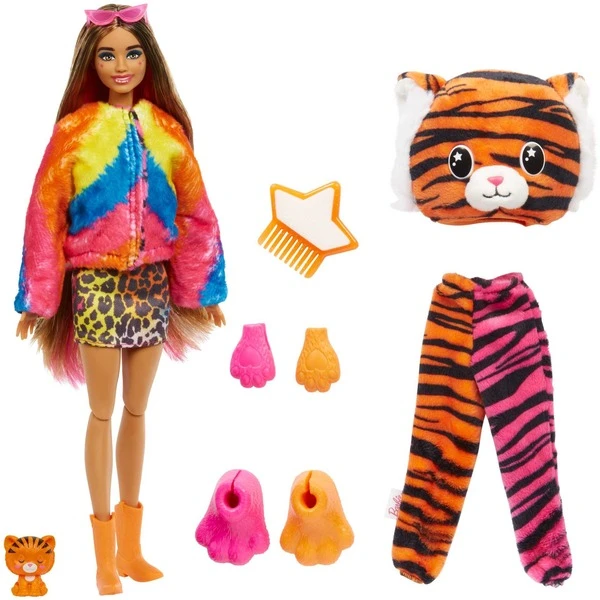 Mattel Barbie Cutie Reveal Dschungel Serie - Tiger, Puppe 2 Mattel Barbie Cutie Reveal Dschungel Serie - Tiger, Puppe – Bild 2