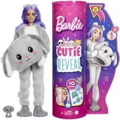 Mattel Barbie Cutie Reveal Puppe Mit Welpen-Plüschkostüm Und 10 Überraschungen -Trendiger Spielzeugladen Mattel Barbie Cutie Reveal Puppe mit Welpen Pl schkost m und 10 berraschungen@@1806310 5