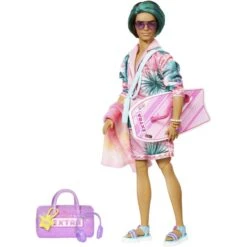 Mattel Barbie Extra Fly - Ken-Puppe Mit Strandmode -Trendiger Spielzeugladen Mattel Barbie Extra Fly Ken Puppe mit Strandmode@@1919158 2