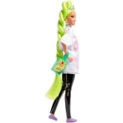 Mattel Barbie Extra Puppe Neongrünes Haar -Trendiger Spielzeugladen Mattel Barbie Extra Puppe Neongr nes Haar@@1806312 2