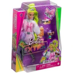 Mattel Barbie Extra Puppe Neongrünes Haar -Trendiger Spielzeugladen Mattel Barbie Extra Puppe Neongr nes Haar@@1806312 6
