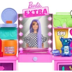 Mattel Barbie Extra Spielset Mit Puppe Und Stylingtisch -Trendiger Spielzeugladen Mattel Barbie Extra Spielset mit Puppe und Stylingtisch@@1758017 3