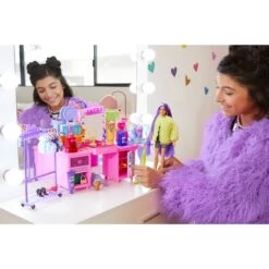 Mattel Barbie Extra Spielset Mit Puppe Und Stylingtisch -Trendiger Spielzeugladen Mattel Barbie Extra Spielset mit Puppe und Stylingtisch@@1758017 7