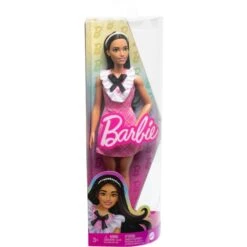 Mattel Barbie Fashionistas-Puppe Mit Schwarzem Haar Und Karokleid -Trendiger Spielzeugladen Mattel Barbie Fashionistas Puppe mit schwarzem Haar und Karokleid@@1919148 5