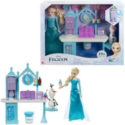 Mattel Disney Die Eiskönigin Elsas Und Olafs Eiscreme-Stand, Kulisse