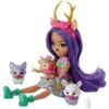 Mattel Enchantimals Baby Bestie Danessa Deer & Sprint, Puppe