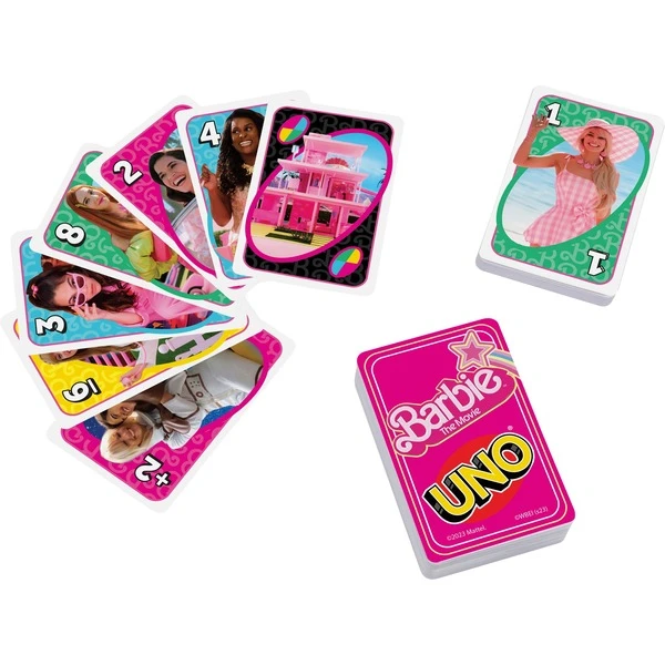 Mattel Games UNO Barbie The Movie, Kartenspiel 2 Mattel Games UNO Barbie The Movie, Kartenspiel – Bild 2