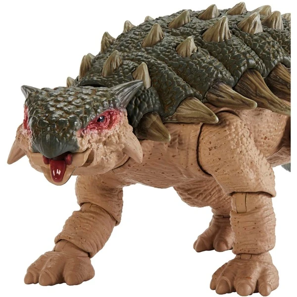 Mattel Jurassic World Hammond Collection Mid Sized Dino - Ankylosaurus, Spielfigur – Bild 5