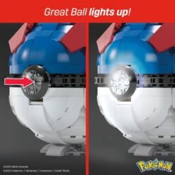 Mattel MEGA Pokémon Jumbo Superball, Konstruktionsspielzeug -Trendiger Spielzeugladen Mattel MEGA Pok mon Jumbo Superball Konstruktionsspielzeug@@1919365 5
