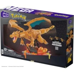 Mattel MEGA Pokémon Motion Glurak Bewegliches Bauset, Konstruktionsspielzeug -Trendiger Spielzeugladen Mattel MEGA Pok mon Motion Glurak bewegliches Bauset Konstruktionsspielzeug@@1919453 9