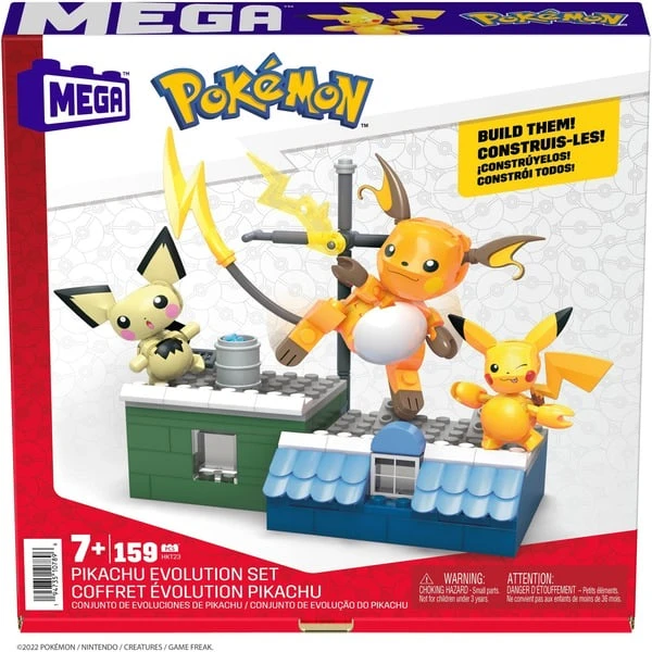 Mattel MEGA Pokémon Pikachu Evolution Set, Konstruktionsspielzeug 11 Mattel MEGA Pokémon Pikachu Evolution Set, Konstruktionsspielzeug – Bild 11