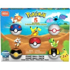 Mattel MEGA Pokémon Pokéball Pack, Konstruktionsspielzeug -Trendiger Spielzeugladen Mattel MEGA Pok mon Pok ball Pack Konstruktionsspielzeug@@1919351 10