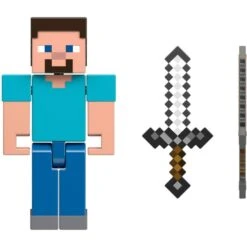 Mattel Minecraft Core Figure Steve, Spielfigur -Trendiger Spielzeugladen Mattel Minecraft Core Figure Steve Spielfigur@@1889183 2