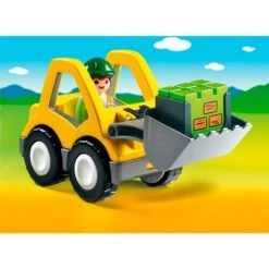 PLAYMOBIL 6775 1.2.3 Radlader, Konstruktionsspielzeug -Trendiger Spielzeugladen PLAYMOBIL 6775 1 2 3 Radlader Konstruktionsspielzeug@@1sspke07 2