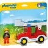 PLAYMOBIL 6967 1.2.3 Feuerwehrleiterfahrzeug, Konstruktionsspielzeug