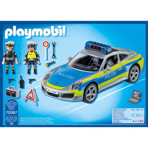 PLAYMOBIL 70067 City Action Porsche 911 Carrera 4S Polizei, Konstruktionsspielzeug – Bild 2