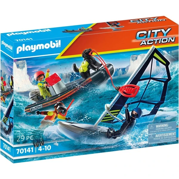 PLAYMOBIL 70141 City Action Seenot: Polarsegler-Rettung, Konstruktionsspielzeug 1 PLAYMOBIL 70141 City Action Seenot: Polarsegler-Rettung, Konstruktionsspielzeug