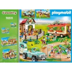 PLAYMOBIL 70511 Country PKW Mit Ponyanhänger, Konstruktionsspielzeug -Trendiger Spielzeugladen PLAYMOBIL 70511 Country PKW mit Ponyanh nger Konstruktionsspielzeug@@1682673 3