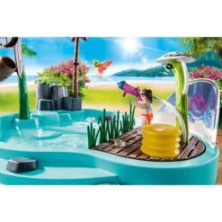 PLAYMOBIL 70610 Family Fun Spaßbecken Mit Wasserspritze, Konstruktionsspielzeug -Trendiger Spielzeugladen PLAYMOBIL 70610 Family Fun Spa becken mit Wasserspritze Konstruktionsspielzeug@@1685426 3