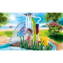 PLAYMOBIL 70610 Family Fun Spaßbecken Mit Wasserspritze, Konstruktionsspielzeug -Trendiger Spielzeugladen PLAYMOBIL 70610 Family Fun Spa becken mit Wasserspritze Konstruktionsspielzeug@@1685426 4