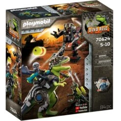 PLAYMOBIL 70624 Dino Rise T-Rex: Gefecht Der Giganten, Konstruktionsspielzeug