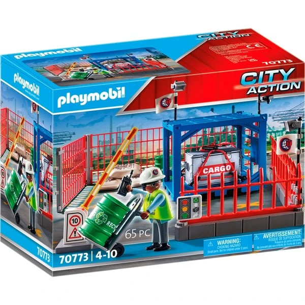 PLAYMOBIL 70773 City Action Frachtlager, Konstruktionsspielzeug 1 PLAYMOBIL 70773 City Action Frachtlager, Konstruktionsspielzeug