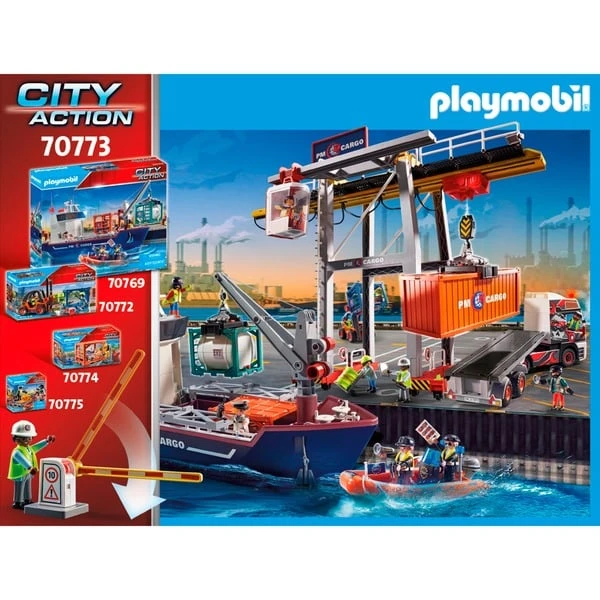 PLAYMOBIL 70773 City Action Frachtlager, Konstruktionsspielzeug 3 PLAYMOBIL 70773 City Action Frachtlager, Konstruktionsspielzeug – Bild 3