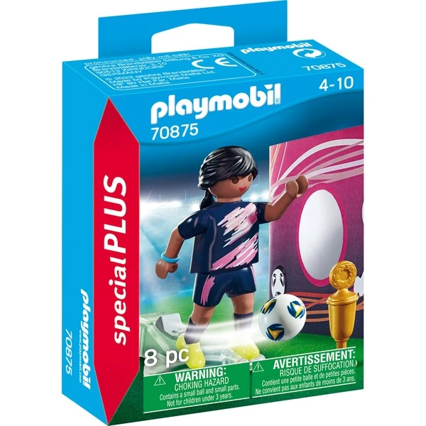 PLAYMOBIL 70875 SpecialPLUS Fußballerin Mit Torwand, Konstruktionsspielzeug 1 PLAYMOBIL 70875 SpecialPLUS Fußballerin Mit Torwand, Konstruktionsspielzeug
