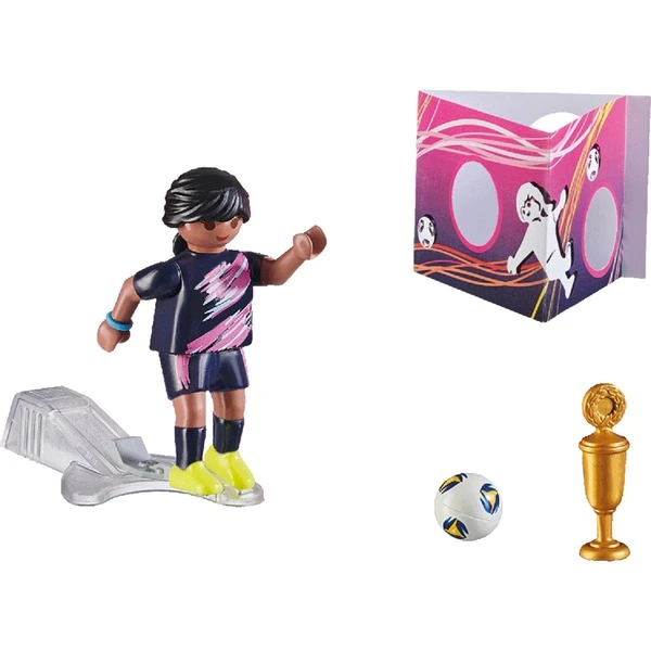 PLAYMOBIL 70875 SpecialPLUS Fußballerin Mit Torwand, Konstruktionsspielzeug 2 PLAYMOBIL 70875 SpecialPLUS Fußballerin Mit Torwand, Konstruktionsspielzeug – Bild 2
