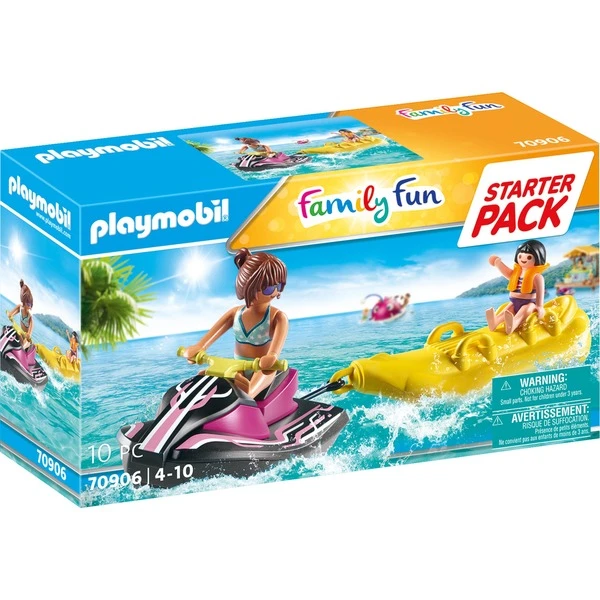 PLAYMOBIL 70906 Family Fun Starter Pack Wasserscooter Mit Bananenboot, Konstruktionsspielzeug 1 PLAYMOBIL 70906 Family Fun Starter Pack Wasserscooter Mit Bananenboot, Konstruktionsspielzeug