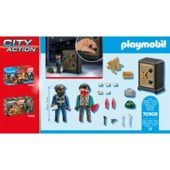 PLAYMOBIL 70908 City Action Starter Pack Tresorknacker, Konstruktionsspielzeug 9 PLAYMOBIL 70908 City Action Starter Pack Tresorknacker, Konstruktionsspielzeug -Trendiger Spielzeugladen PLAYMOBIL 70908 City Action Starter Pack Tresorknacker Konstruktionsspielzeug@@1802529 4