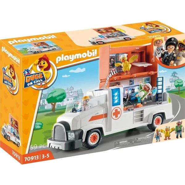 PLAYMOBIL 70913 DUCK ON CALL Notarzt Truck, Konstruktionsspielzeug 1 PLAYMOBIL 70913 DUCK ON CALL Notarzt Truck, Konstruktionsspielzeug