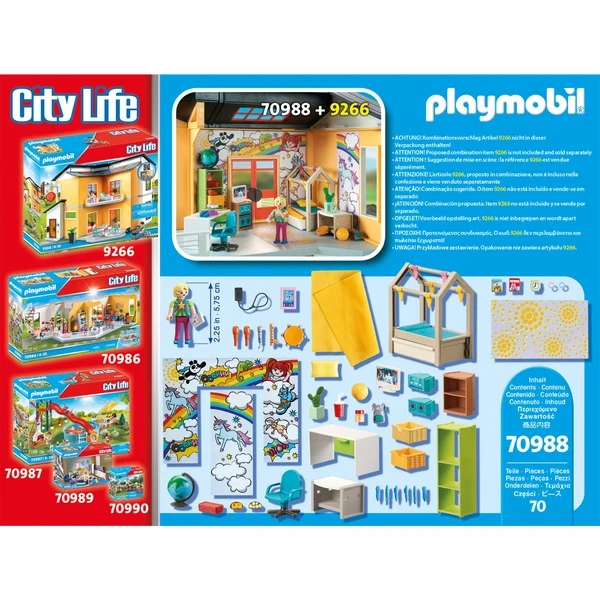 PLAYMOBIL 70988 City Life Jugendzimmer, Konstruktionsspielzeug 4 PLAYMOBIL 70988 City Life Jugendzimmer, Konstruktionsspielzeug – Bild 4