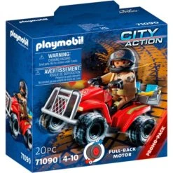 PLAYMOBIL 71090 City Action - Feuerwehr-Speed Quad, Konstruktionsspielzeug