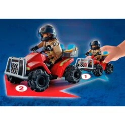 PLAYMOBIL 71090 City Action - Feuerwehr-Speed Quad, Konstruktionsspielzeug -Trendiger Spielzeugladen PLAYMOBIL 71090 City Action Feuerwehr Speed Quad Konstruktionsspielzeug@@1888893 2