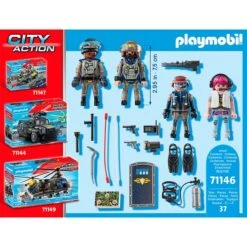 PLAYMOBIL 71146 City Action SWAT-Figurenset, Konstruktionsspielzeug -Trendiger Spielzeugladen PLAYMOBIL 71146 City Action SWAT Figurenset Konstruktionsspielzeug@@1888957 3