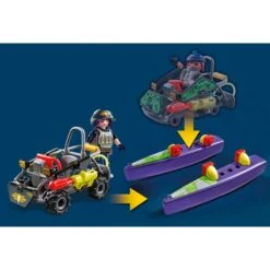PLAYMOBIL 71147 City Action SWAT-Multi-Terrain-Quad, Konstruktionsspielzeug -Trendiger Spielzeugladen PLAYMOBIL 71147 City Action SWAT Multi Terrain Quad Konstruktionsspielzeug@@1888946 4