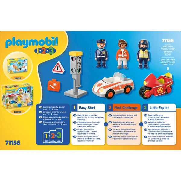 PLAYMOBIL 71156 1.2.3 Helden Des Alltags, Konstruktionsspielzeug – Bild 6