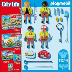 PLAYMOBIL 71244 City Life - Rettungsteam, Konstruktionsspielzeug -Trendiger Spielzeugladen PLAYMOBIL 71244 City Life Rettungsteam Konstruktionsspielzeug@@1888977 4