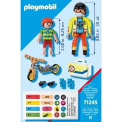 PLAYMOBIL 71245 City Life - Sanitäter Mit Patient, Konstruktionsspielzeug 7 PLAYMOBIL 71245 City Life - Sanitäter Mit Patient, Konstruktionsspielzeug -Trendiger Spielzeugladen PLAYMOBIL 71245 City Life Sanit ter mit Patient Konstruktionsspielzeug@@1888992 3