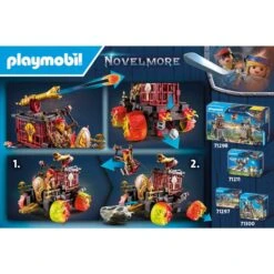 PLAYMOBIL 71299 Novelmore Burnham Raiders - Feuerkampfwagen, Konstruktionsspielzeug -Trendiger Spielzeugladen PLAYMOBIL 71299 Novelmore Burnham Raiders Feuerkampfwagen Konstruktionsspielzeug@@1889045 11