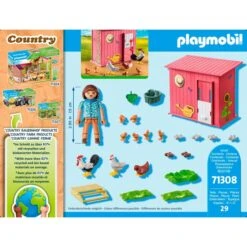 PLAYMOBIL 71308 Hühner Mit Küken, Konstruktionsspielzeug -Trendiger Spielzeugladen PLAYMOBIL 71308 H hner mit K ken Konstruktionsspielzeug@@1889114 4