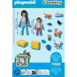PLAYMOBIL 71309 Country Katzenfamilie, Konstruktionsspielzeug -Trendiger Spielzeugladen PLAYMOBIL 71309 Country Katzenfamilie Konstruktionsspielzeug@@1889115 3